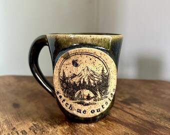 Catch Me Outside Mug - Handmade Pottery