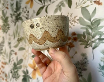 Herb Stripper Bowl - Handmade Pottery