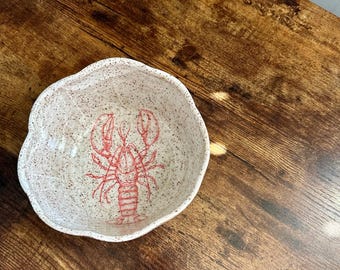 Lobster Bowl - Handmade Pottery