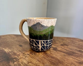 Mount Chocorua Mug - Handmade Pottery