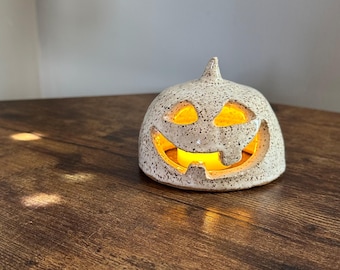 Pumpkin Lantern - Handmade Pottery
