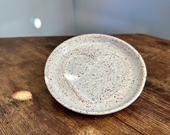 Heart Ring Dish- Handmade Pottery