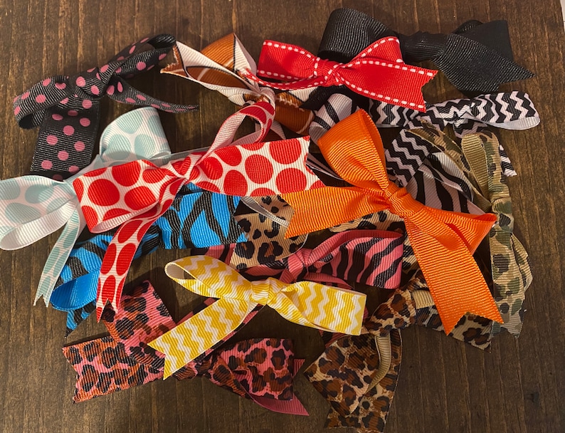 Grabbags for Bows Multi Designs Handtied Bows Freshie Bows - Etsy