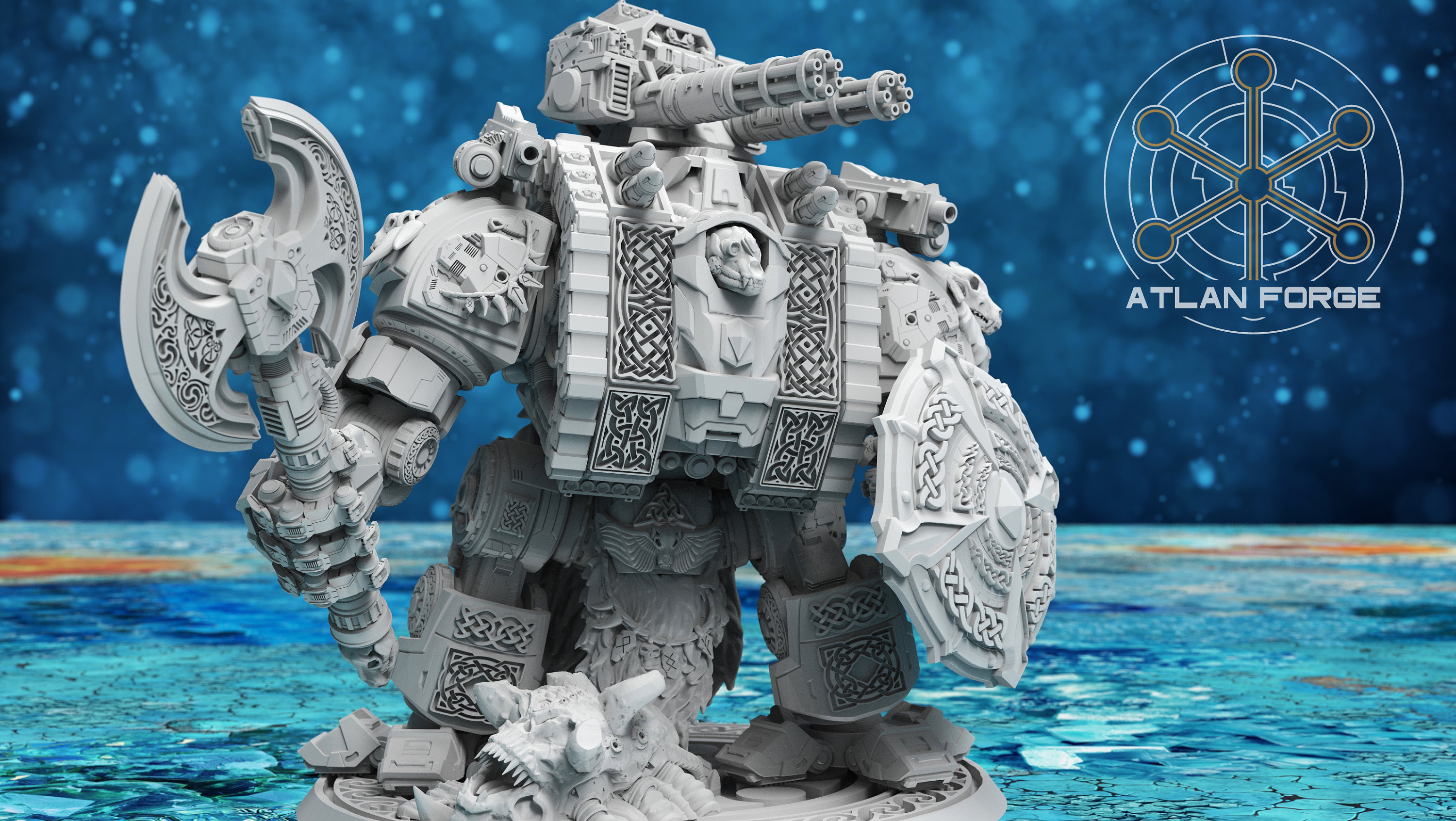 Space Wolves Dreadnought - Etsy