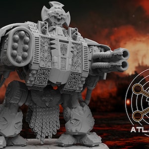 Templar Crusader Dreadnought (3 Scaled Options) by Atlan Forge