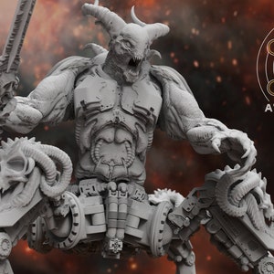 Demonic Arachne Dreadnought (3 Scaled Options) by Atlan Forge