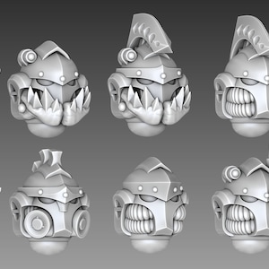 Wai Toa Heads (Sets) by Atlan Forge