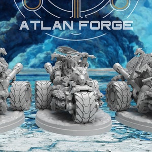 Asgardian Trikers (3-Unit Set) by Atlan Forge