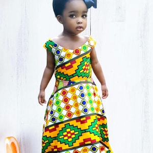 OHENEBEA ANKARA/AFRICAN print Kinder Ballkleid Kleid