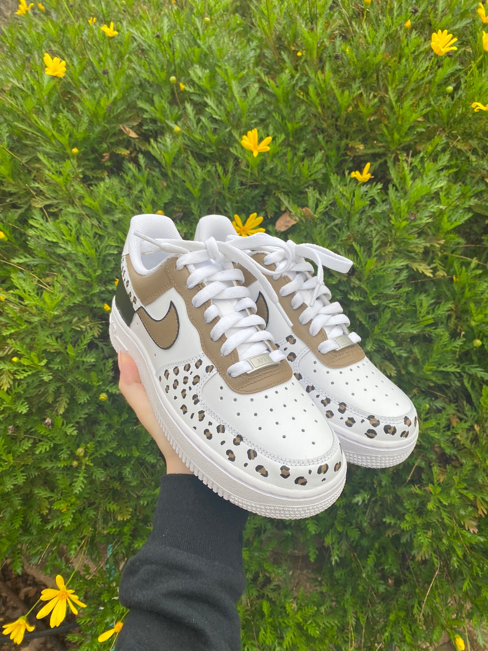 custom air force 1 cheetah print