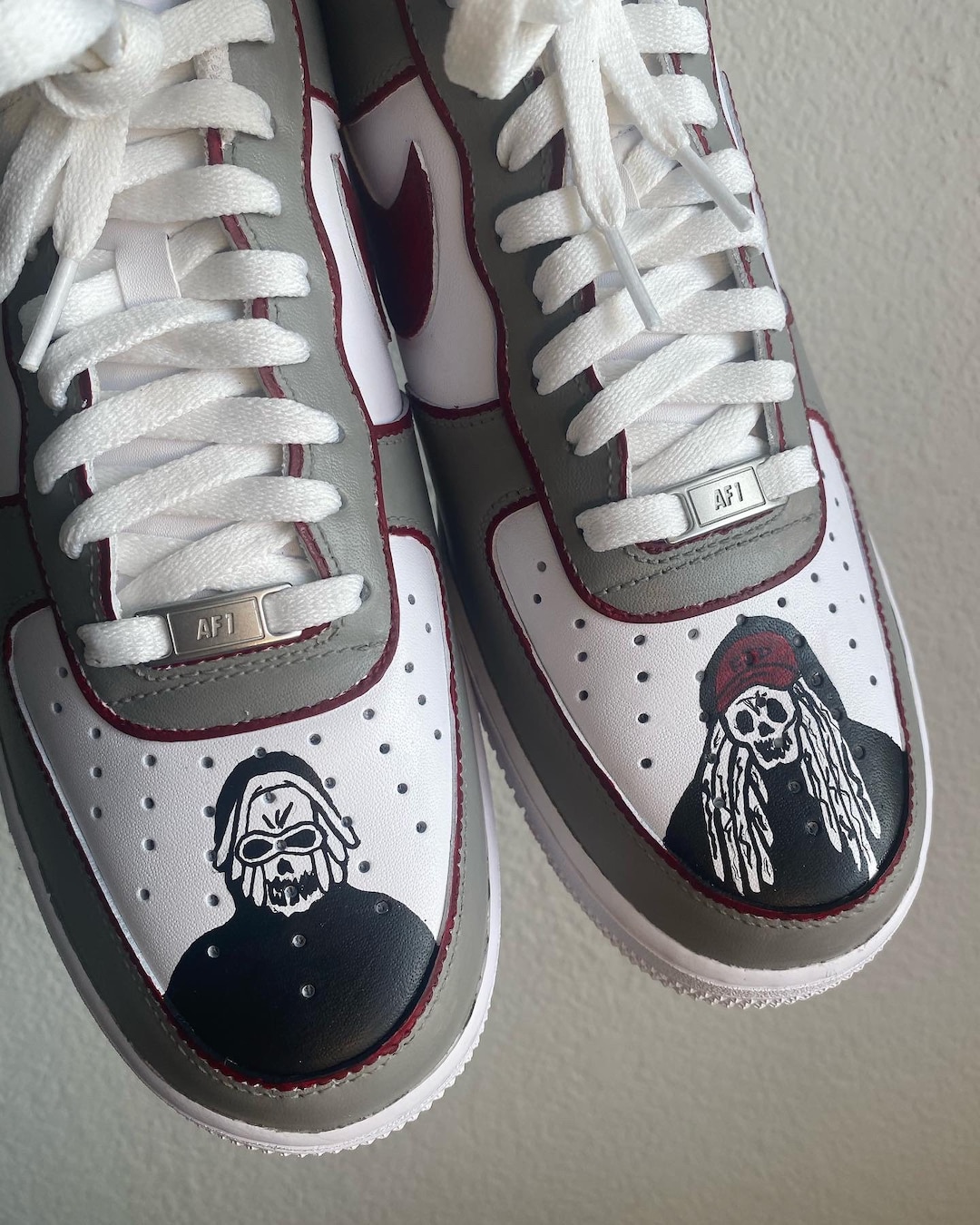 custom skeleton air force 1