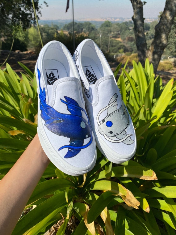 cool custom vans slip ons