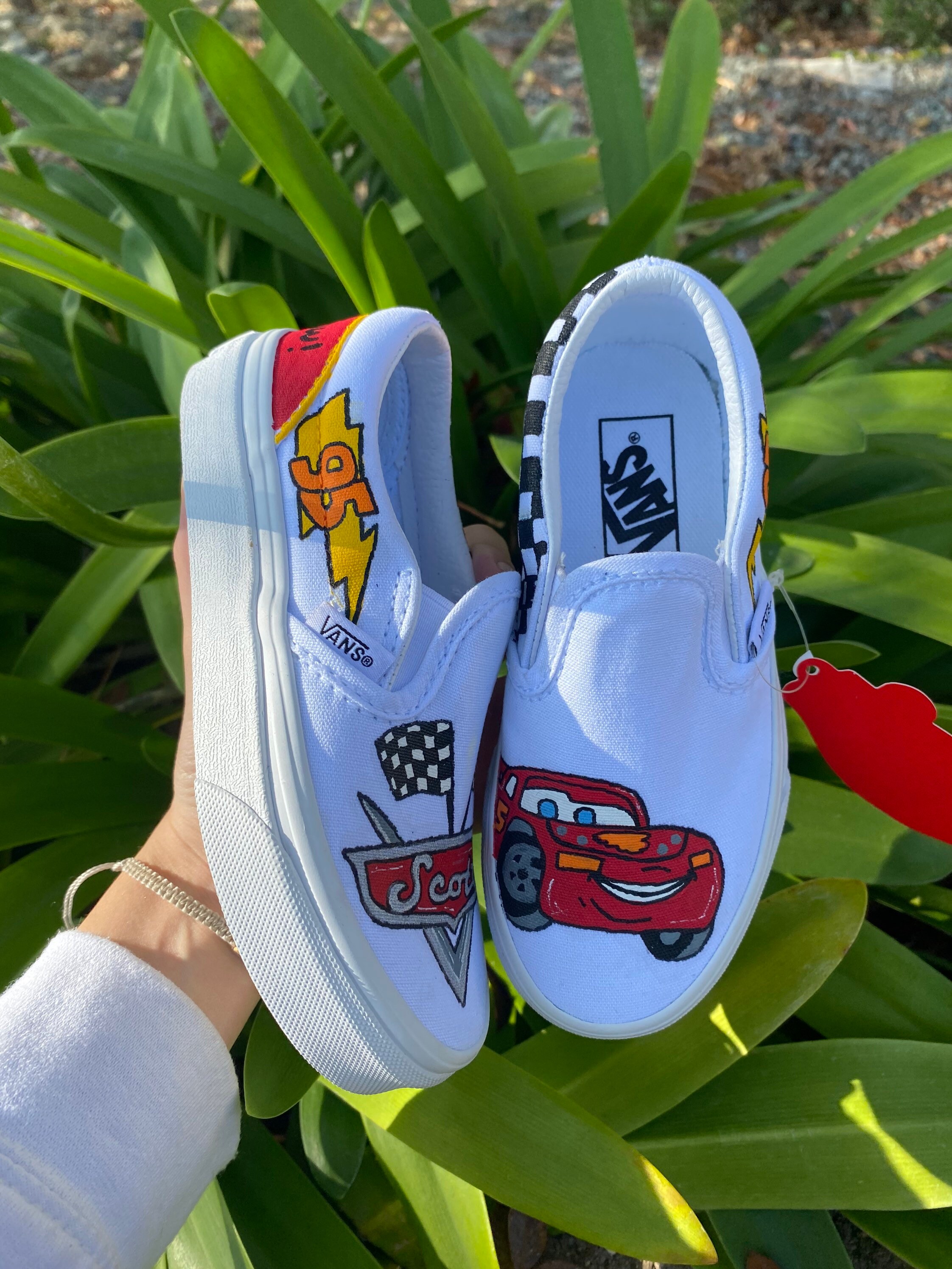 Lightning Vans Custom Toddler Birthday Gift -