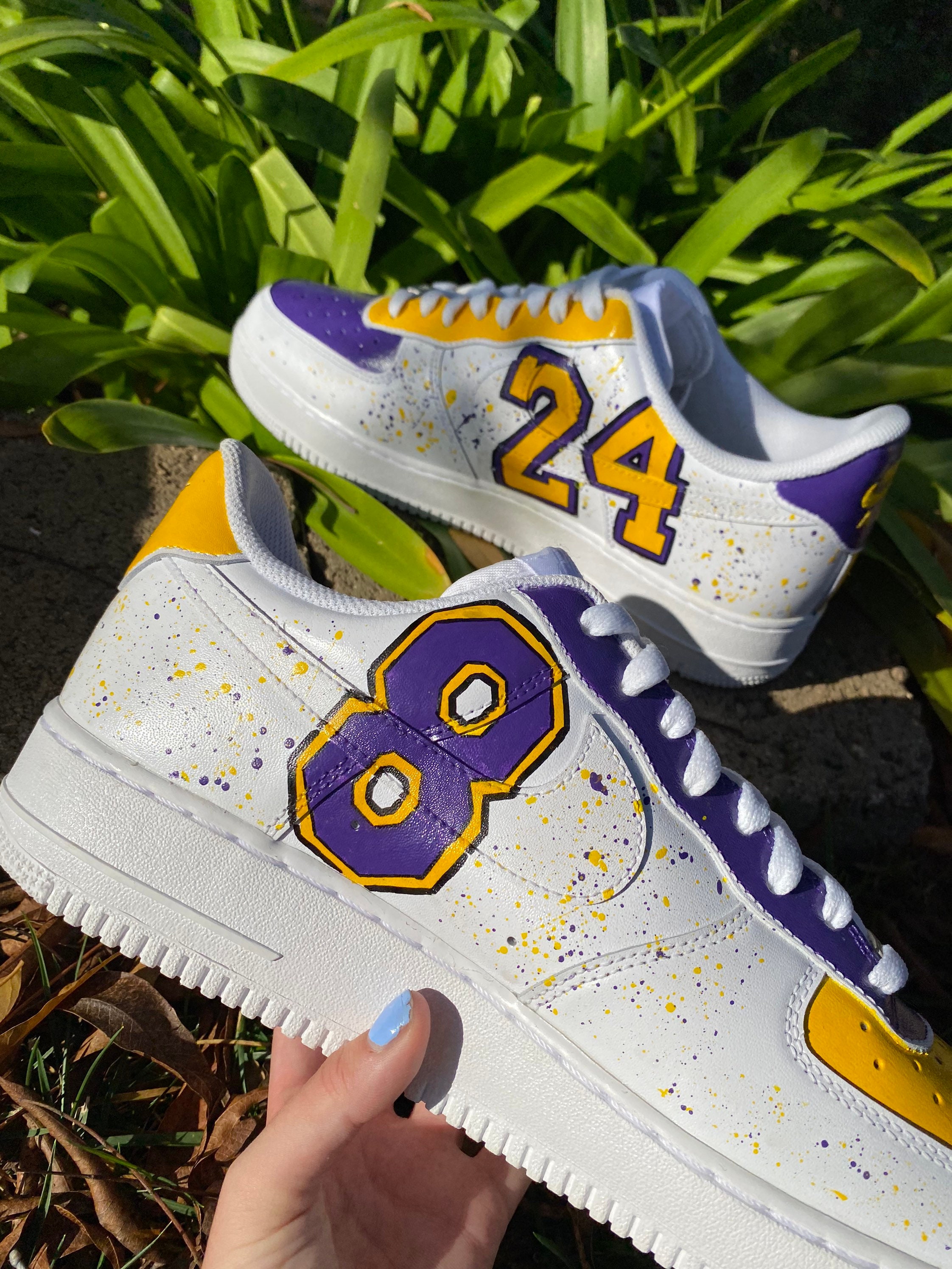 custom lakers af1