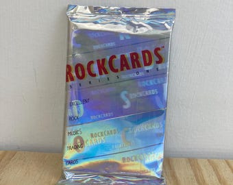 Rock Cards (one 1991 Trading Card Pack) Each Pack Has 13 Cards