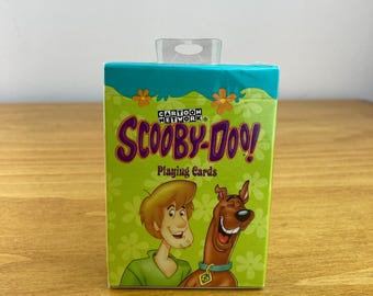 Vintage Scooby Doo Playing Cards Sealed 1999 Cartoon Network Deck Hanna Barbera Retro Card Game Collectible