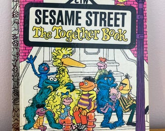 Vintage Sesame Street The Together Book 1971 Little Golden Book Jim Henson Muppets Kids Book Retro Children’s Book
