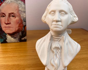 Avon George Washington Decanter Deep Woods After Shave Presidential Bust (6oz)