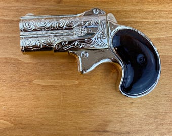 Vintage Avon Derringer Decanter Wild Country Cologne Full Bottle Western Gun Bottle 2 oz Novelty Gift for Him Bar Decor