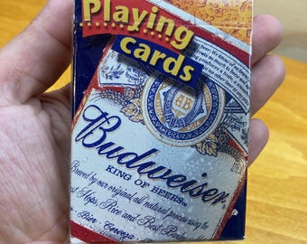 Vintage 2000 Budweiser King of Beers Playing Cards Sealed Anheuser Busch Breweriana Advertising Deck