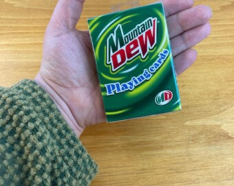 Vintage Mountain Dew Playing Cards Sealed 1999 Hoyle Deck Do The Dew Soda Promo Retro Card Game Collectible