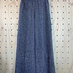 Vintage 70s Sparkle Wide Leg Pants: Retro Disco Glam