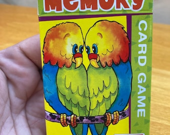 Vintage 2001 Hoyle Memory Card Game Bilingual English French NOS Kids Game Retro Cards