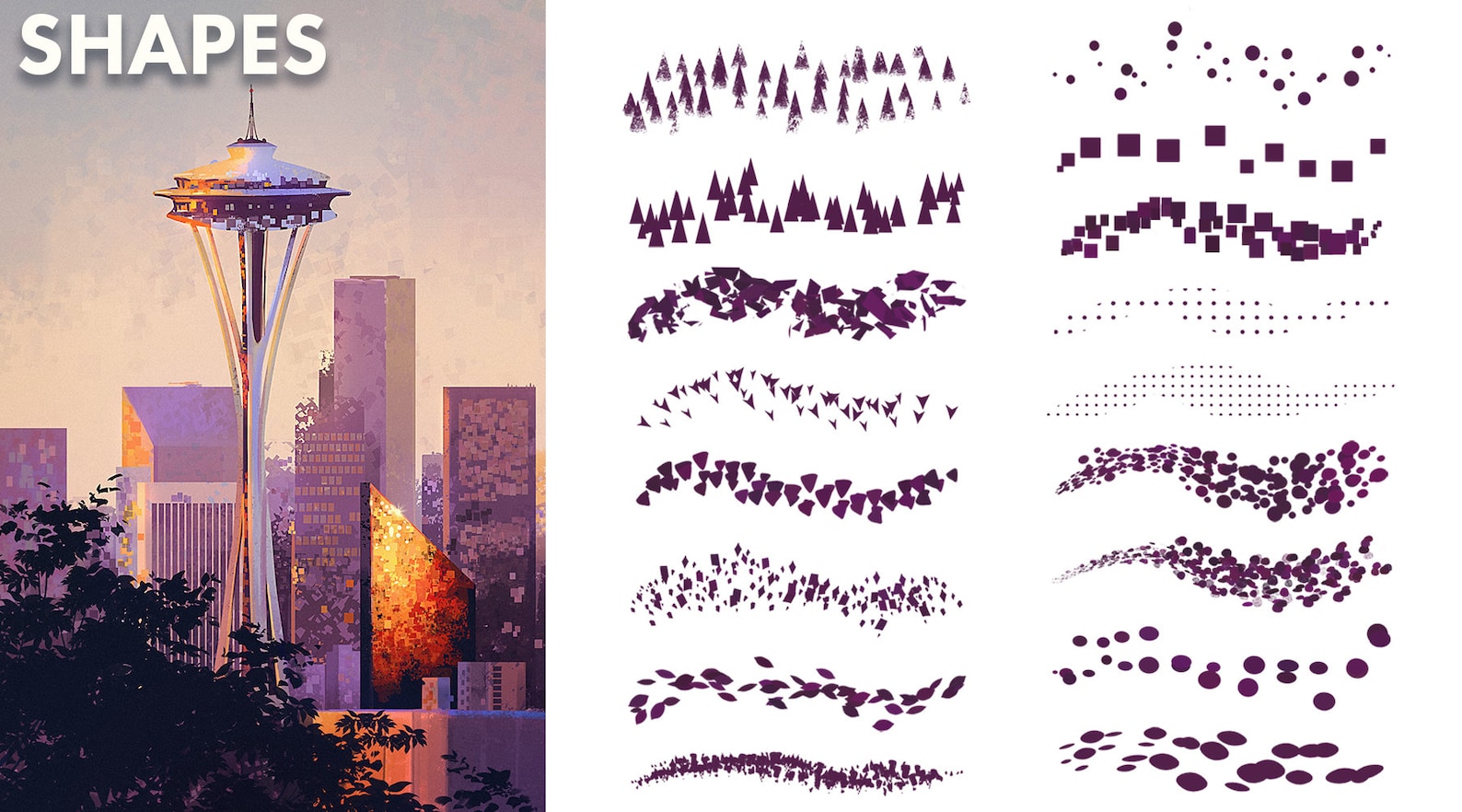 Quick Environment Brushes for and Procreate Etsy
