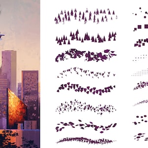 Environment Brushes for Photoshop & Procreate - Landscape Painting ...