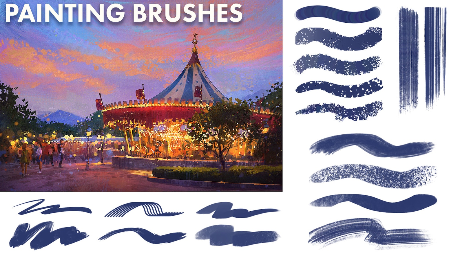 Quick Environment Brushes for and Procreate Etsy