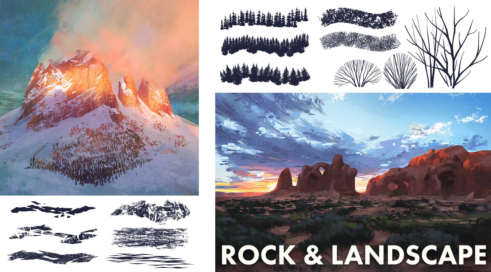 Quick Environment Brushes for and Procreate Etsy