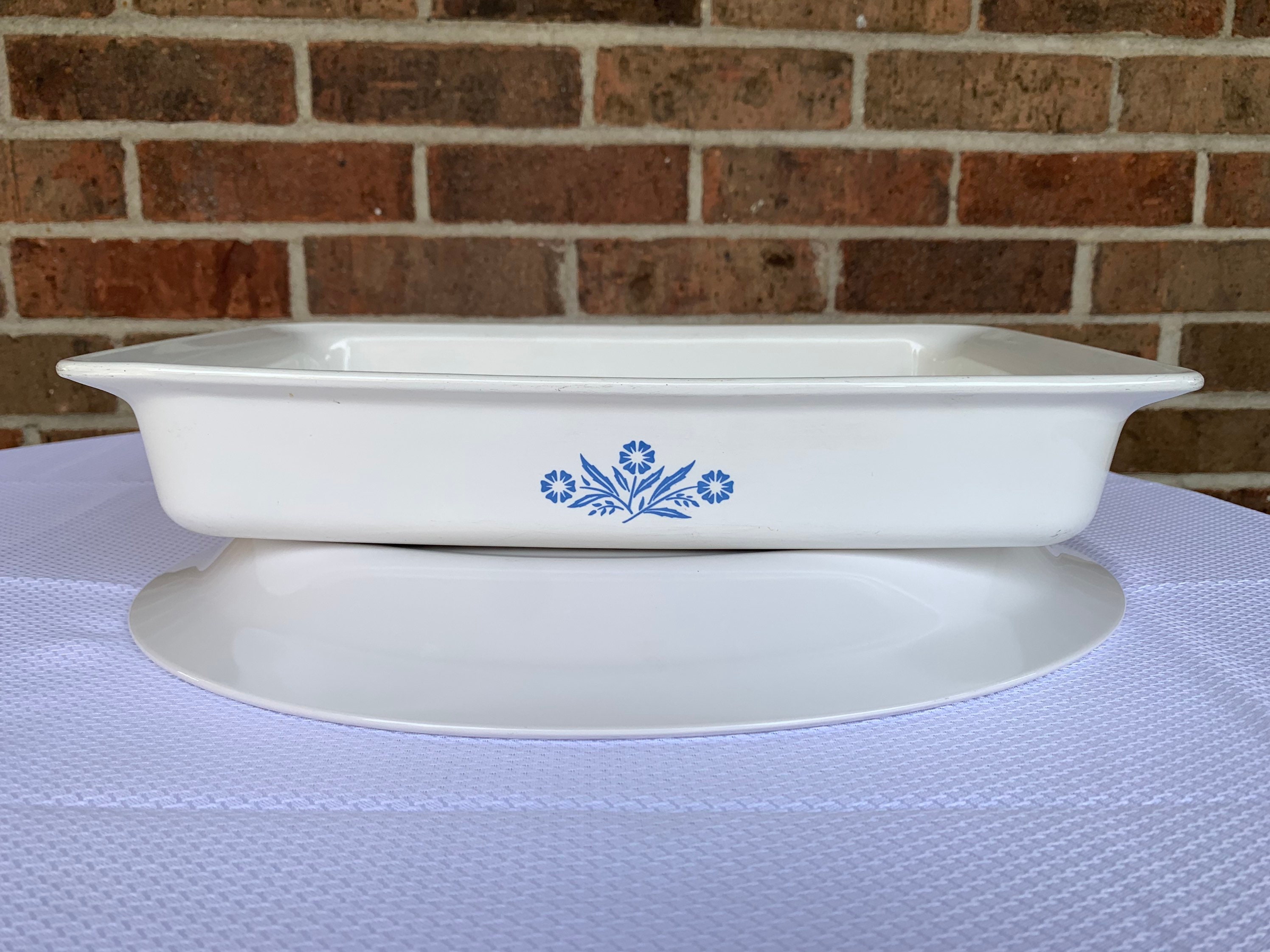 Vintage Corning Ware Blue Cornflower 12 Roaster P332 2qt Etsy