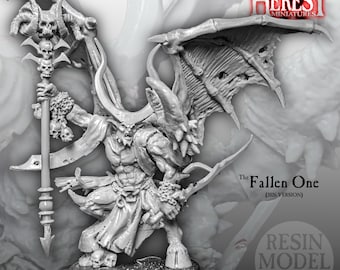 Fallen One 2026 - Winged or Unwinged! (multi part resin demon kit - not a 3d print)