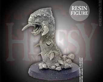 Burrowing Shockwyrm, resin 28mm Heroic Scale Fantasy Miniature