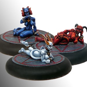 Saucy Succubi (set of 3) (Metal version)