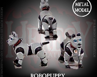 Robopuppy - scifi robot pet dog (1x metal Robopuppy figure only)
