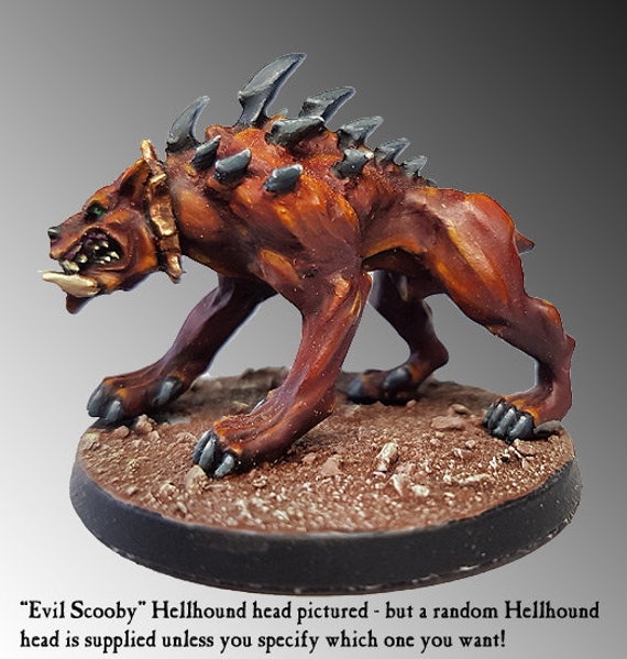 Hellhound(s) (28mm/32mm Scale Hell Hound Metal Miniature Kit) - Etsy