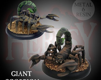 Giant Scorpion (Resin and metal 28mm scale miniature)