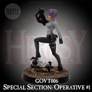 特別セクション: オペレーティブ #1 (28 mm スケールの SF ミニチュア)