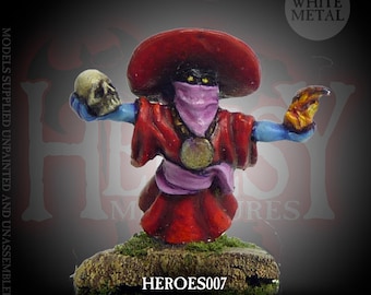 Norko, Halfling Sorceror - 28mm Heroic Scale Fantasy Adventurer Miniature