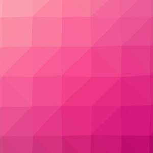 Pu&ograve; includere: Uno sfondo sfumato rosa e bianco con un motivo geometrico. Il motivo &egrave; composto da piccoli triangoli disposti in una griglia.