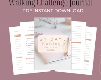 Digital 21 Day Walking Challenge / Walk for Health / Health Challenge / Wellness Challenge / Weight Loss / Self-Love Challenge