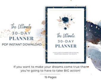 Maximize Your Potential with This Comprehensive Monthly Planner for Goal-Setting and Success