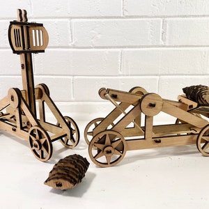 Toy Catapults - No Glue Required!