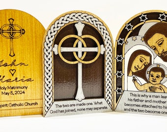 Wedding Gift - Personalized Keepsake - Pocket or Desktop