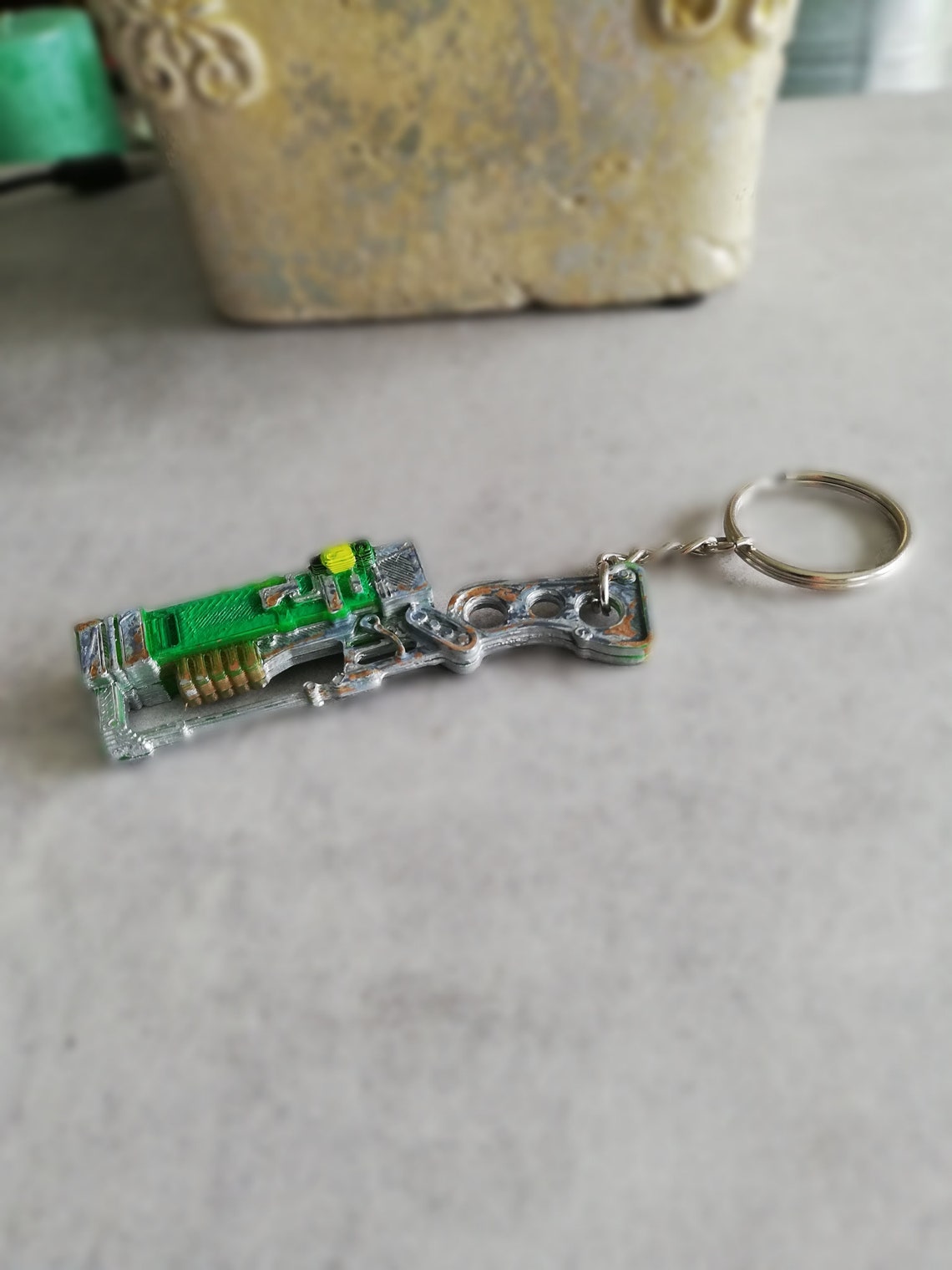 Fallout 4 Laser Rifle Keychain Etsy