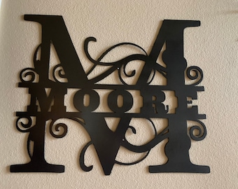 Rozdzielony znak monogramu