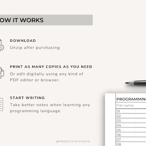 Programming Coding Notes, Programming Template, Programming, Cornell ...
