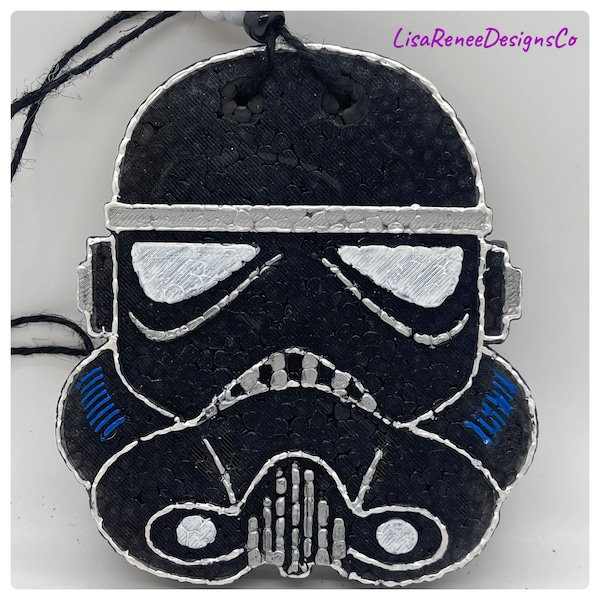 Ambientador para coche inspirado en Storm Trooper