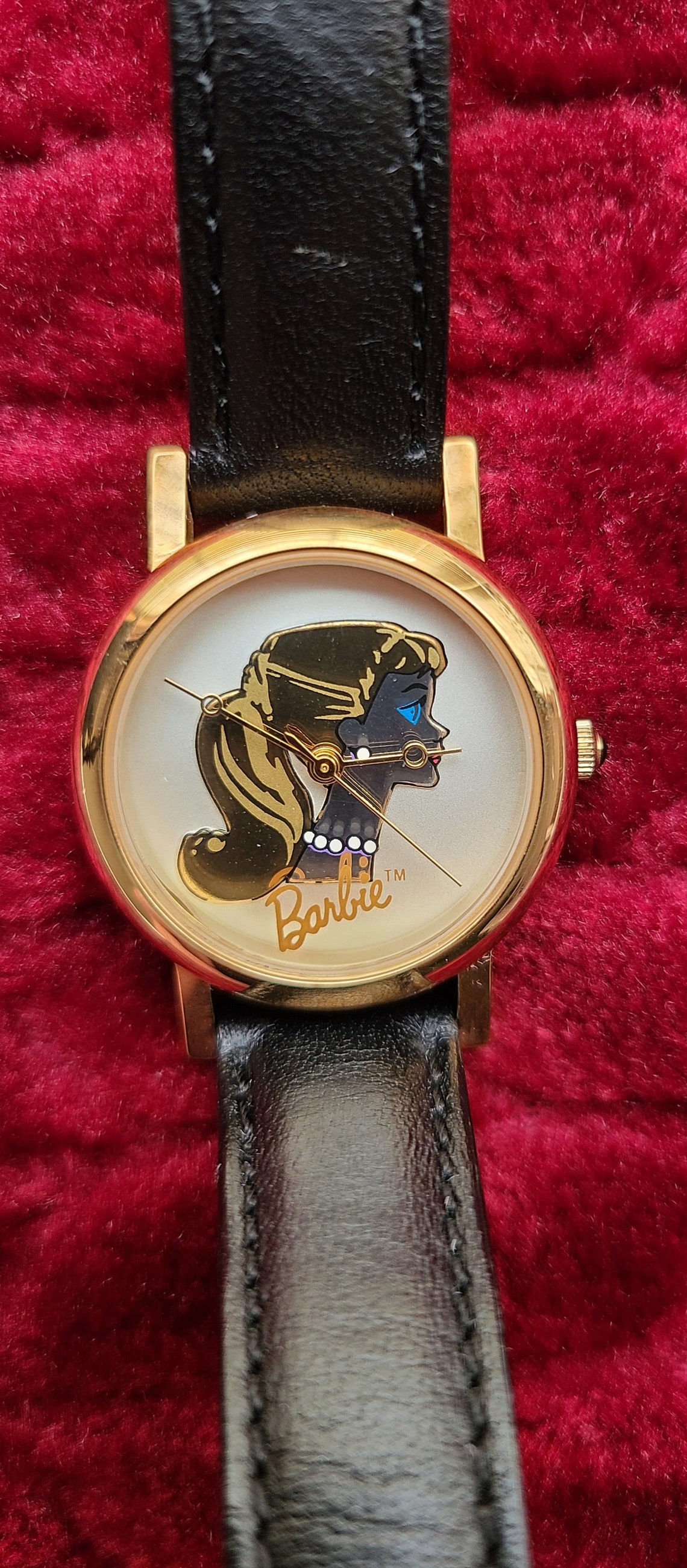 Novelty Wrist Watch Duo barbie Collection, Barbie, 1995 Mattel & Disney